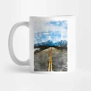 Straight Road Grand Teton USA - For Travelers Mug